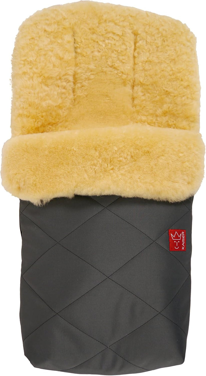 Lammfell Fusssack Natura, anthracite 1 Stück (1er Pack) Anthracite, 1 Stück (1er Pack) Anthracite