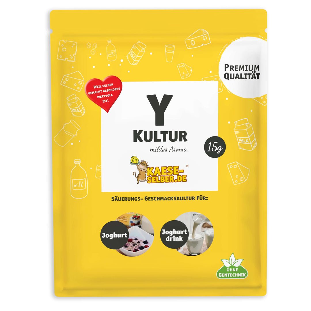 Y Joghurtkulturen 15g mildes Aroma, Joghurt selber Machen, Joghurtkultur, Ferment