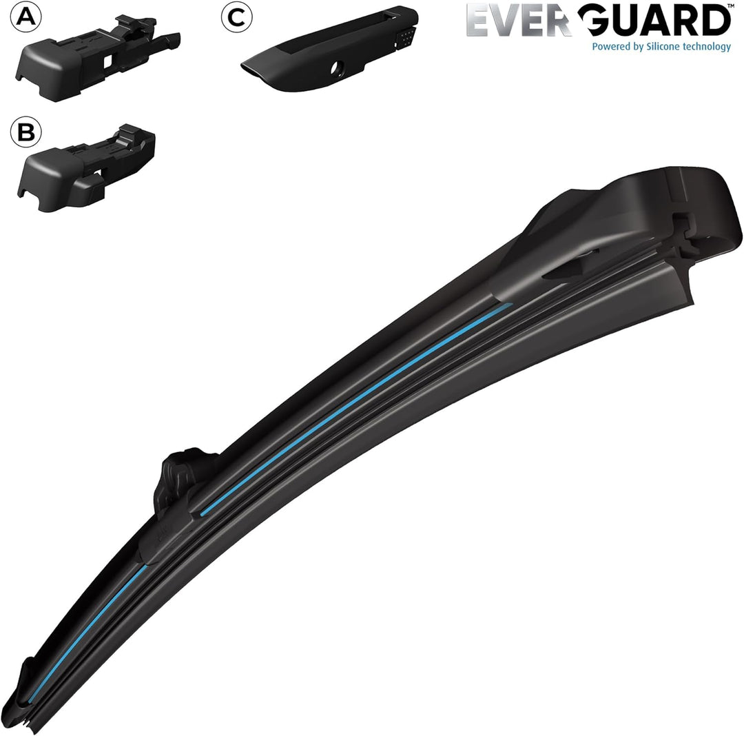 VALEO EVERGUARD - Premium - VSF75 - Silikon-Wischerblatt - 566014 - Länge: 750mm - Vorne (Beinhaltet