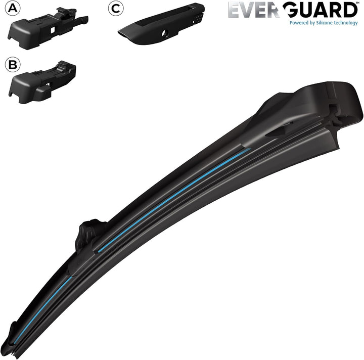VALEO EVERGUARD - Premium - VSF50 - Silikon-Wischerblatt - 566007 - Länge: 500mm - Vorne (Beinhaltet