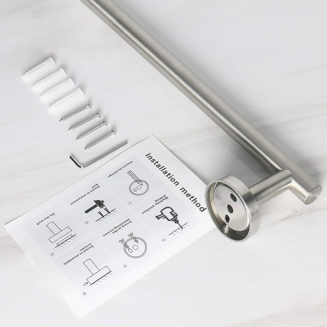 NearMoon Badezimmer-Handtuchstange, Badzubehör, Dicker Edelstahl-Duschtuchhalter für Badezimmer, Han