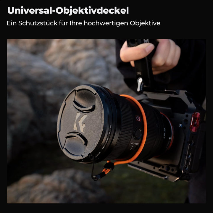 K&F CONCEPT Nano D-Serie UV Filter 49mm mit Objektivdeckel, Reinigungstuch,HD,Schutzfilter mit 24 Sc
