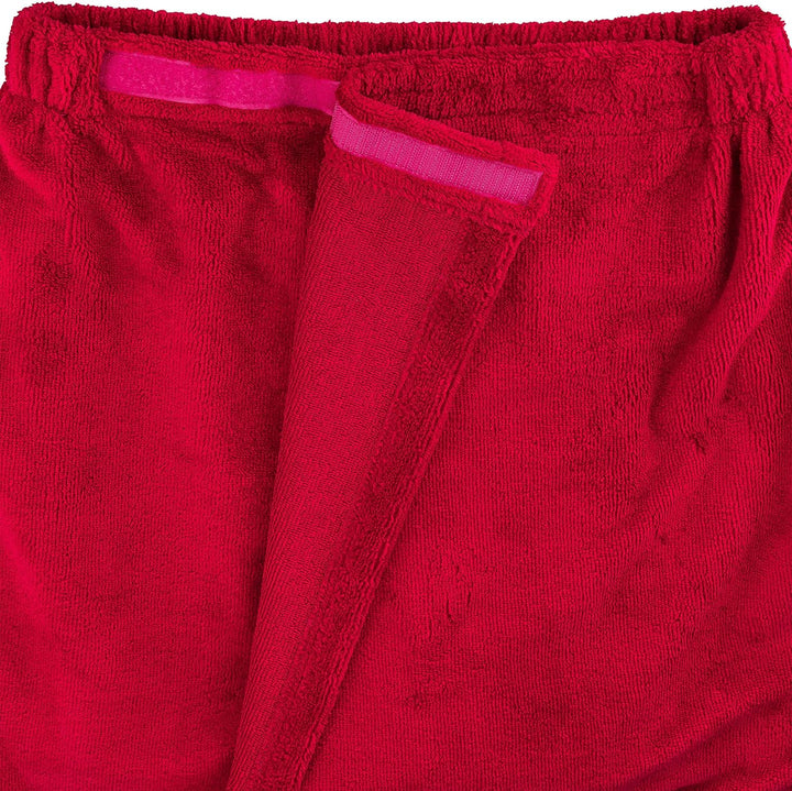 Floringo Luxus Saunakilt/Sauna-Kilt Twin-Star Damen mit Klettverschluss und aufgesetzter Tasche - Hi
