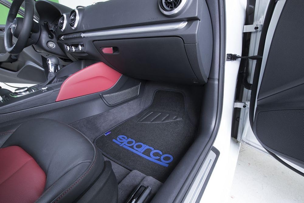 Autoteppiche Sparco schwarz/blau
