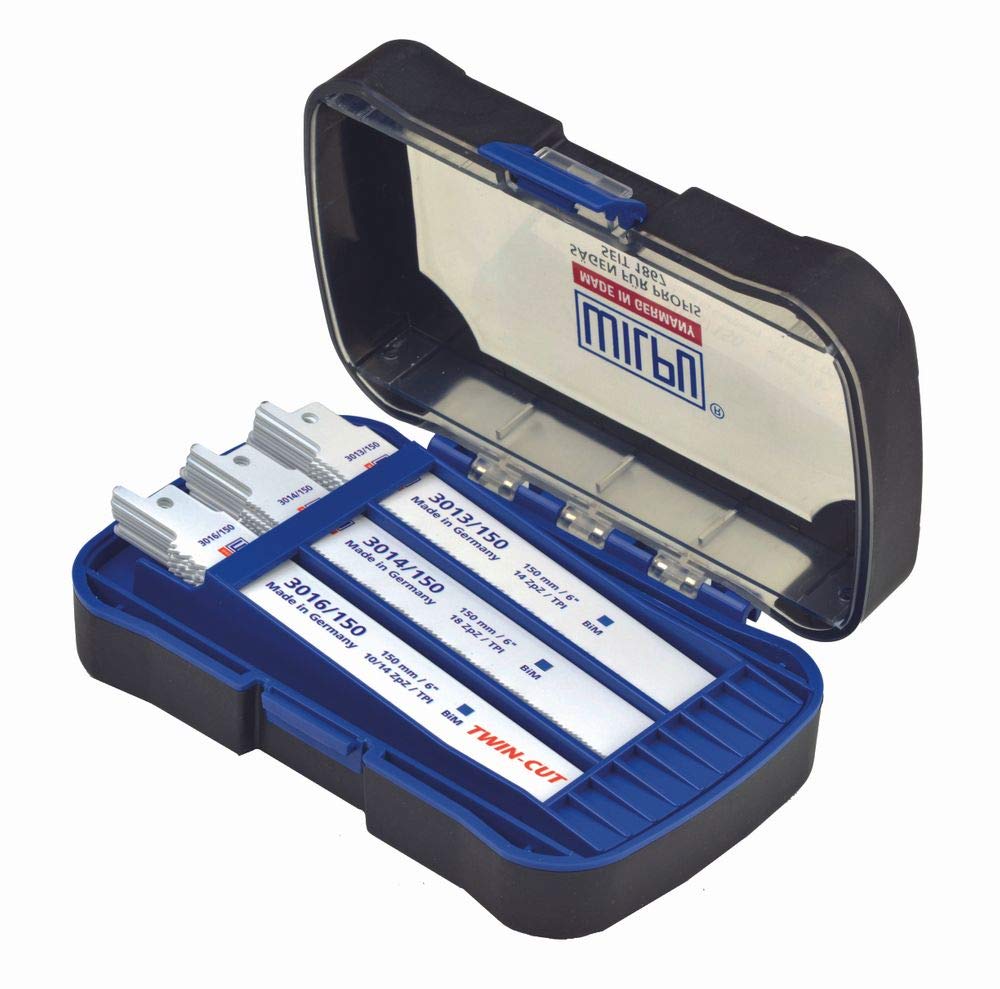 WILPU 2-K Box Recipro Säbelsägeblatt-Sortiment Metall, 30-teilig, fuer die Bearbeitung von Metall, B