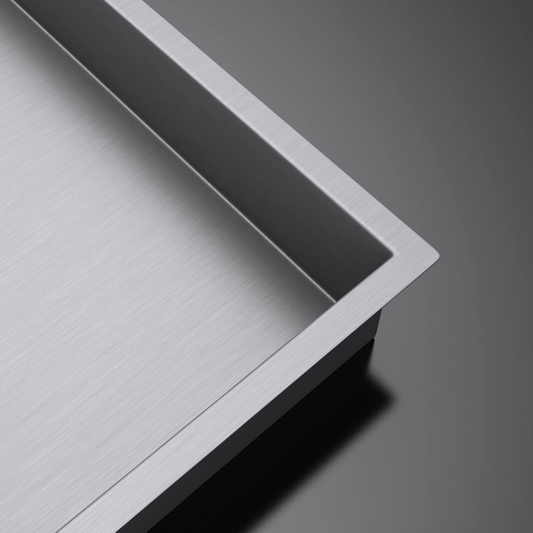 Mai & Mai Duschnische Bad Silber 30cm x 60cm x 8,3cm Wandnische befliesbar aus Edelstahl Duschregal
