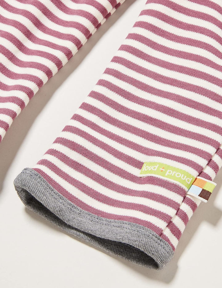 loud + proud Unisex Kinder Wendehose, GOTS Zertifiziert Hose 86-92 Grape, 86-92 Grape