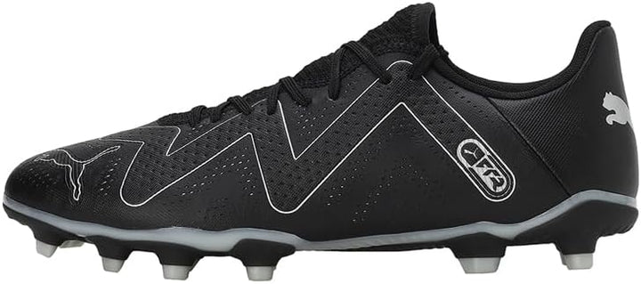 PUMA Herren Future Play Fg/Ag Fussballschuh 42.5 EU Puma Black Puma Silver, 42.5 EU Puma Black Puma
