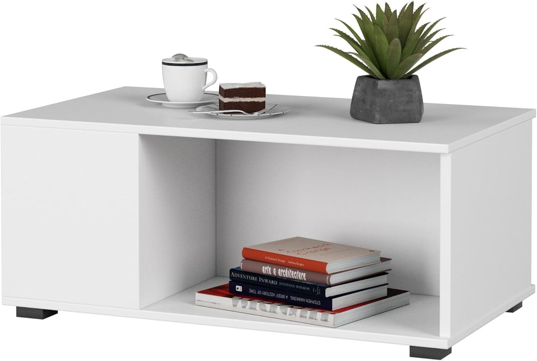 AKORD Couchtisch Holz | Juliet 90x38x51cm | | Schrank für Wohnzimmer | Schlafzimmer Schrank | Minima