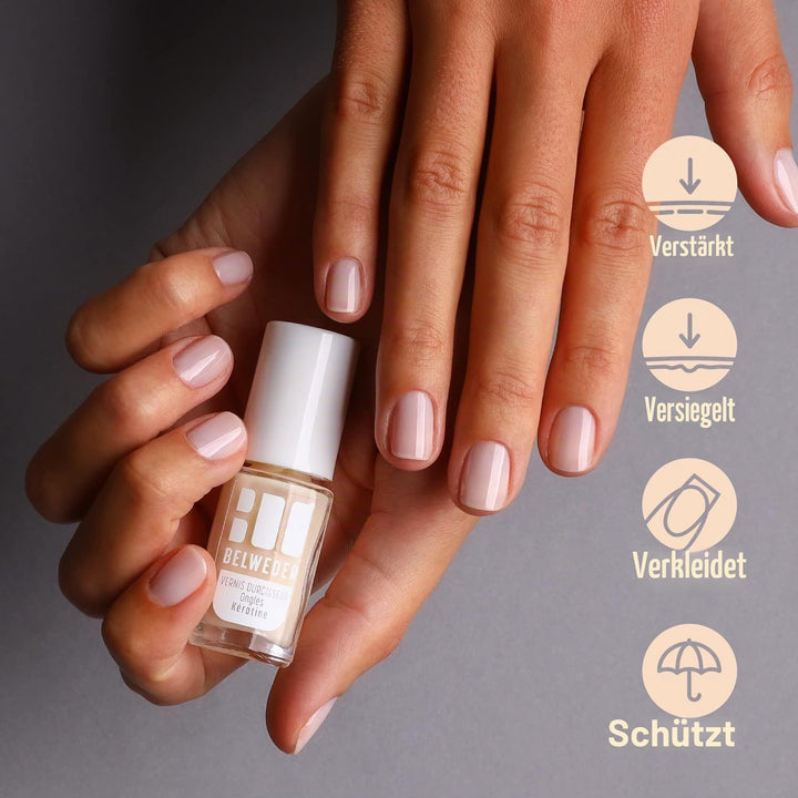 BELWEDER - Nagelhärter mit Keratin 2 x 7,5ml - Nagelpflege für Geschwächte und Weiche Nägel - Nagelh