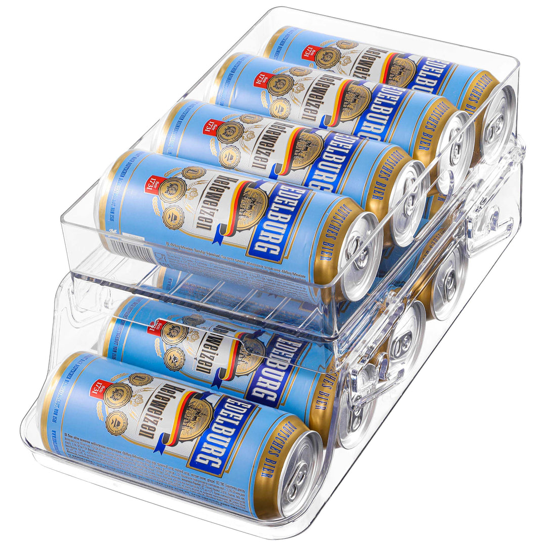 HNNJCK Kühlschrank Organizer Dosen Dosenspender Kühlschrank Getränke Organizer, Foldable Dosenhalter