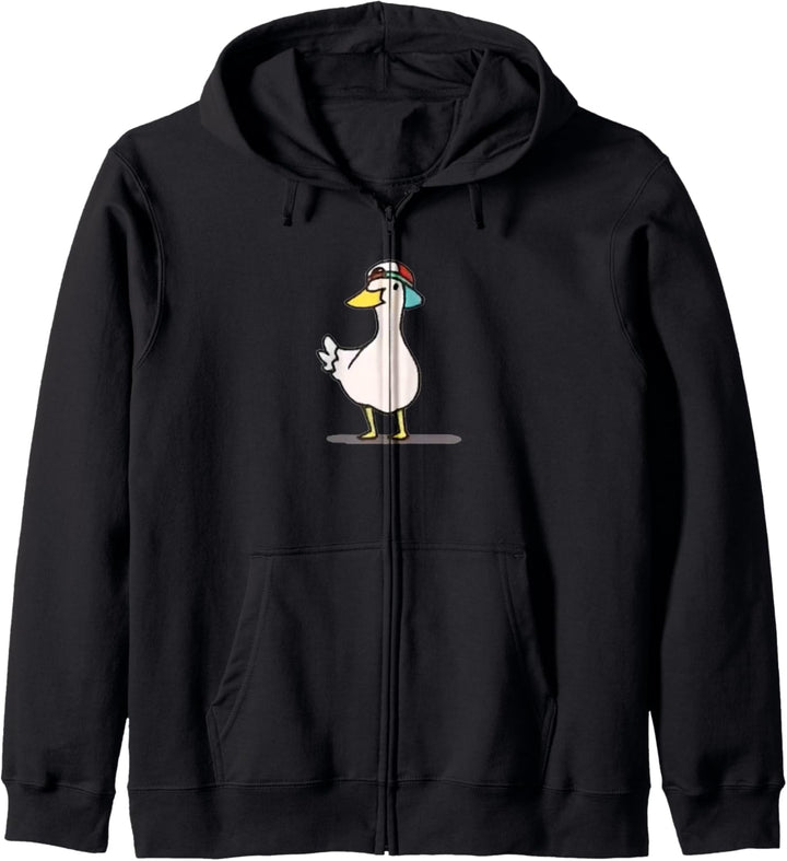 Shuba Duck Tanzende Ente Meme mit Hut Kapuzenjacke