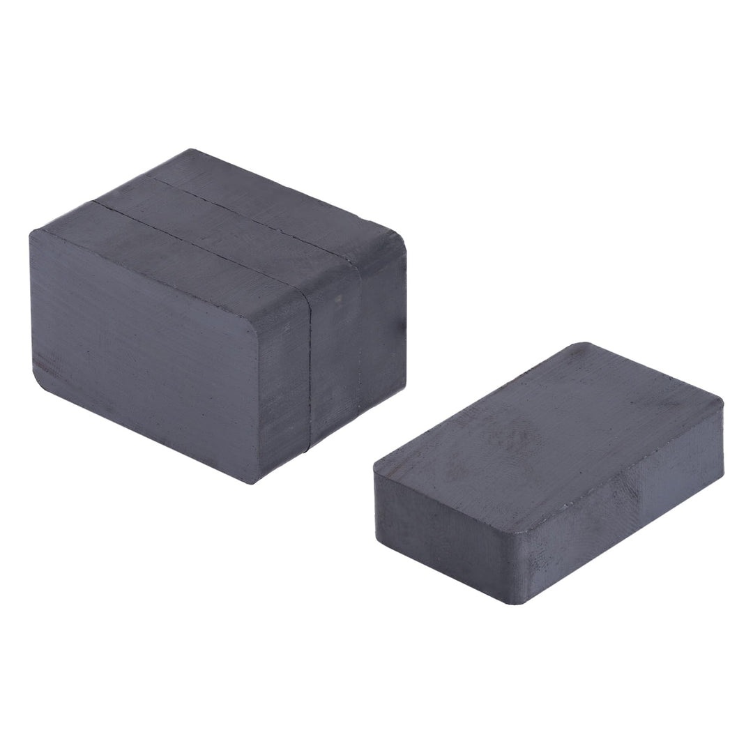 Y30Bh Ferrit Magnet Für Kunst, Handwerk, Wissenschaft und Diy - 40mm x 25mm x 10mm Dick - 3kg Zug -