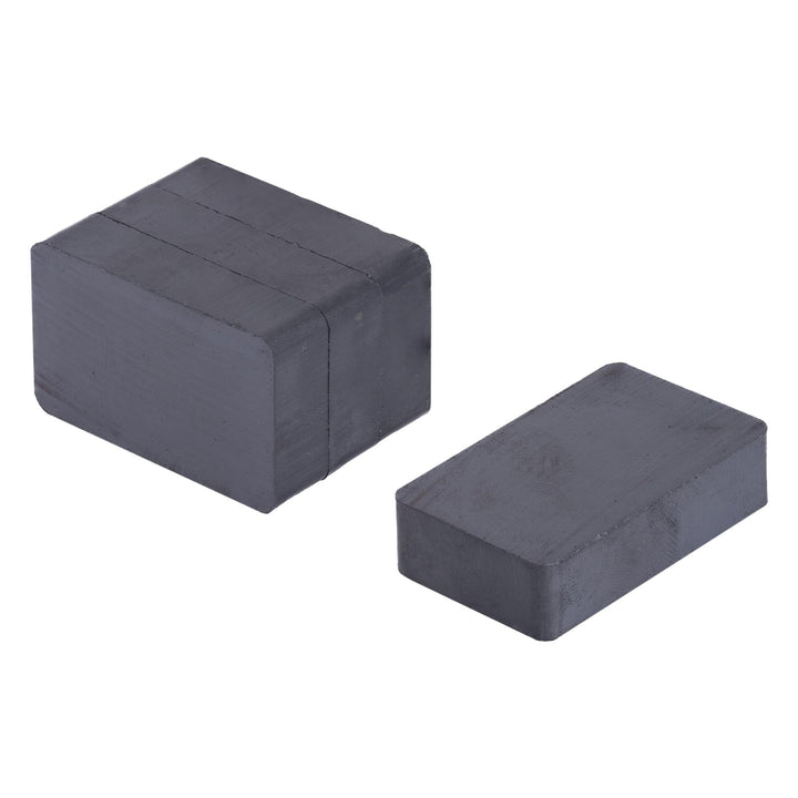Y30Bh Ferrit Magnet Für Kunst, Handwerk, Wissenschaft und Diy - 40mm x 25mm x 10mm Dick - 3kg Zug -