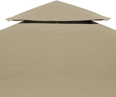 yorten 2-Stufiges Pavillondach Ersatzdach Pavillon Dach mit PVC-Beschichtung Wasserdicht 310 g/m² 4