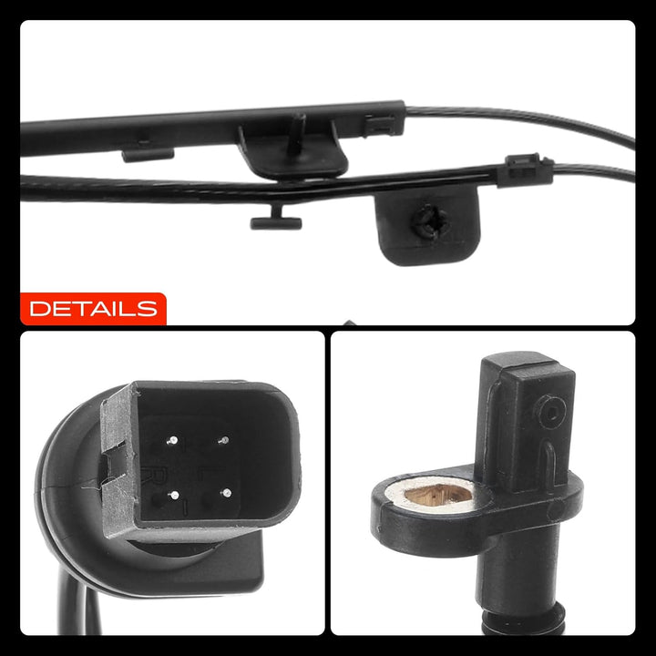 1x ABS Sensor Raddrehzahl Hinten Links Rechts für Fiesta V JD JH Van Fusion JU 2 DY 1.25L 1.4L 1.6L