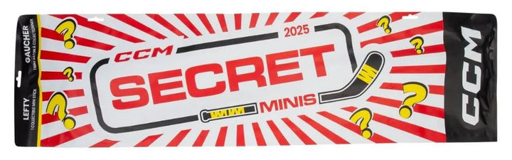 CCM Secret Mystery Mini Stick Schläger Sammlerwert standart Linke Hand unten normal für Rechtshänder