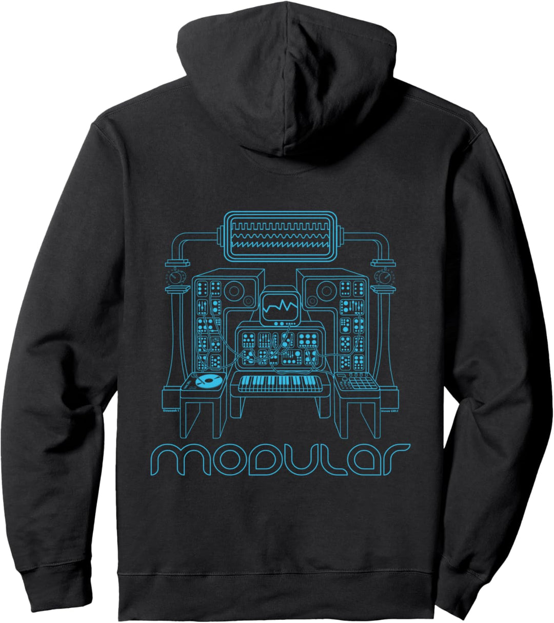 Modular Synthesizer Musiker Pullover Hoodie