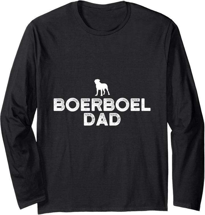 Boerboel Papa Hund Hunde Hundehalter Hundepapa Spruch Langarmshirt