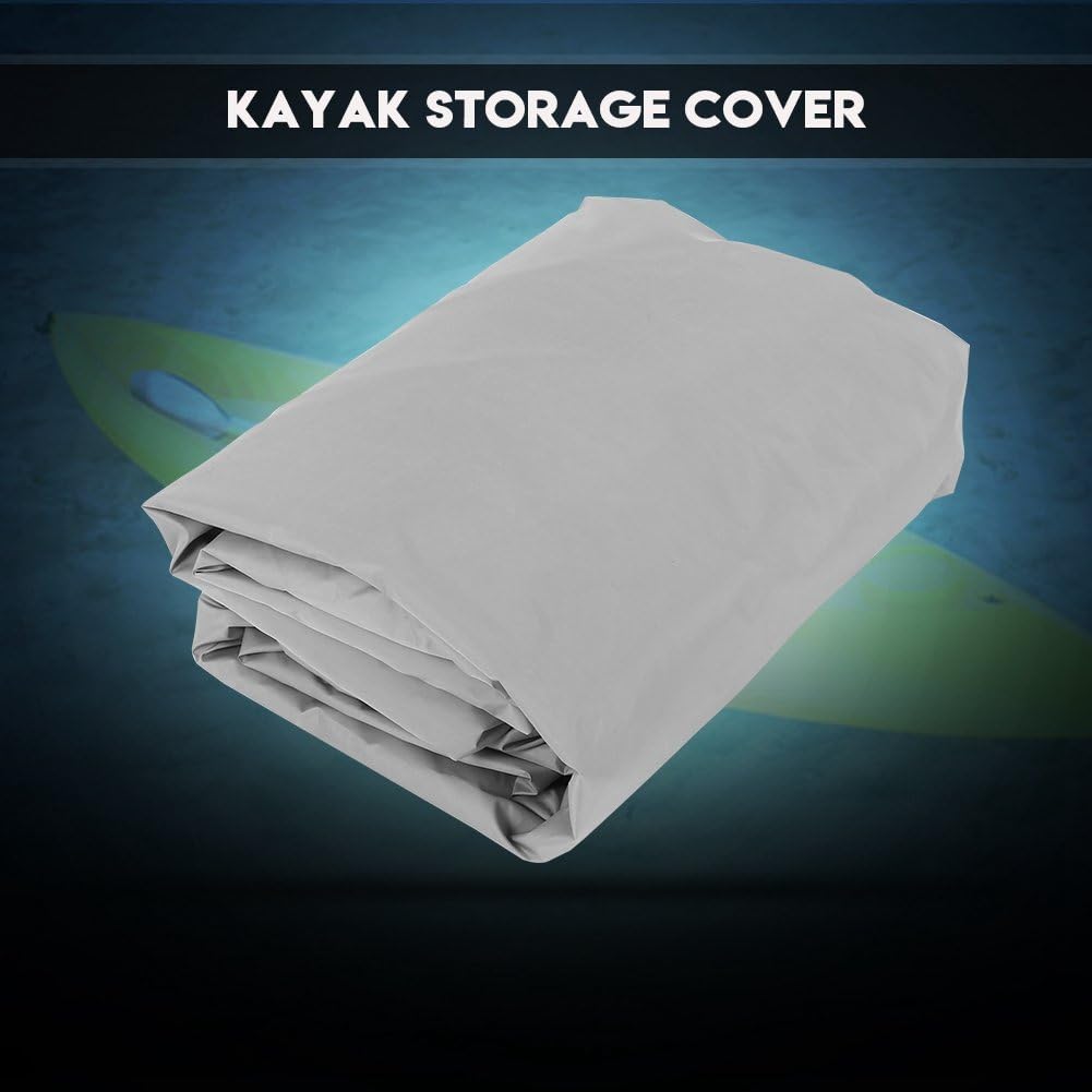 Keenso Kayak Storage Cover, wasserdicht 4,5 m Kayak Canoe Outdoor Storage Staubschutz UV Sonnenschut