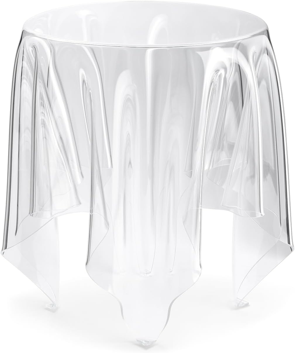 Essey Beistelltisch, Couchtisch, Grand Illusion, Acryl, Höhe 52 cm, Ø 42 cm, transparent