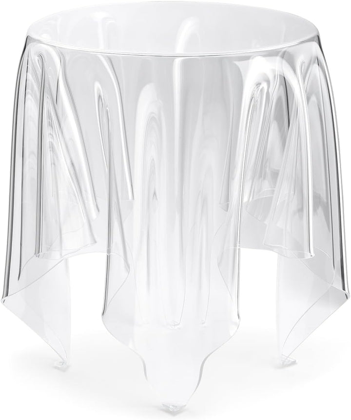 Essey Beistelltisch, Couchtisch, Grand Illusion, Acryl, Höhe 52 cm, Ø 42 cm, transparent