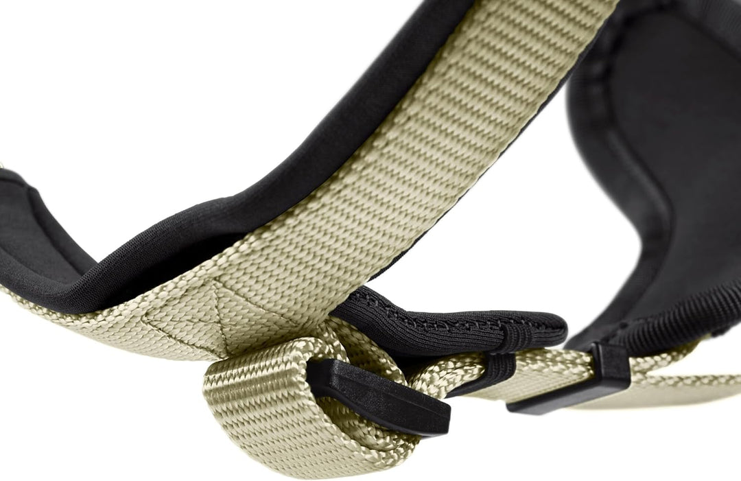 HUNTER NEOPREN Hundegeschirr, Nylon, gepolstert mit Neopren, M/2 58 - 72 cm, oliv/schwarz oliv/schwa