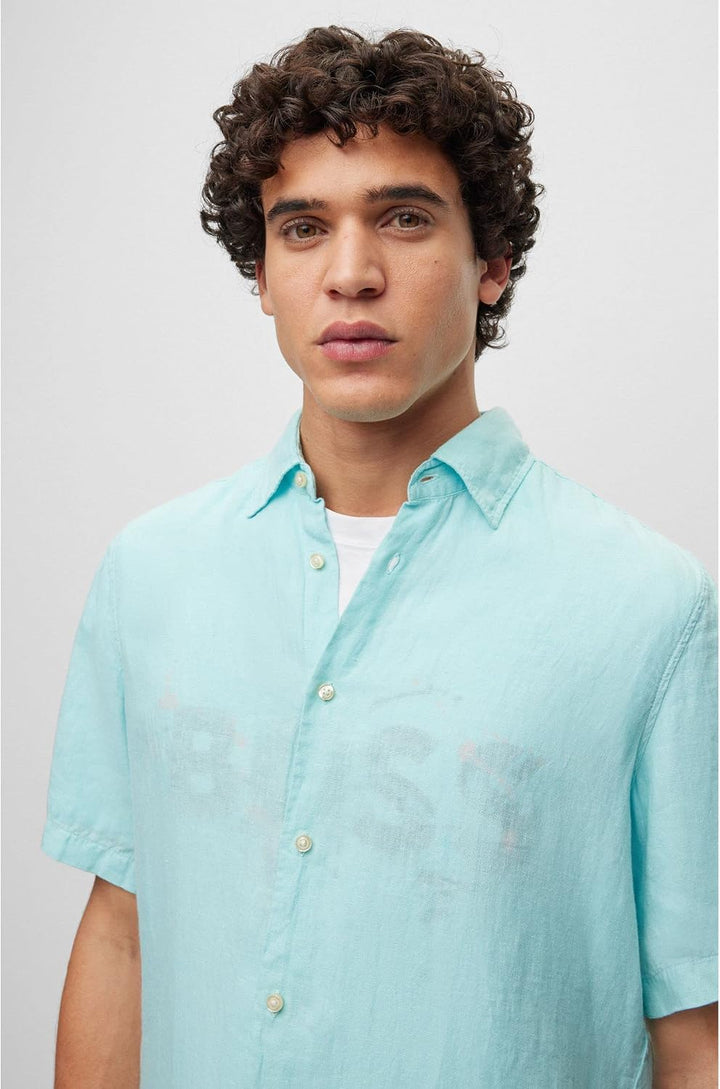 BOSS Herren Shirt XL Hellblau, XL Hellblau