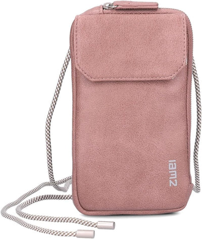 Zwei Handytasche zum Umhängen MP30 Smartphone-Etui 19 x 10 cm, Kleingeldfach + 4 Kartensteckfächer,