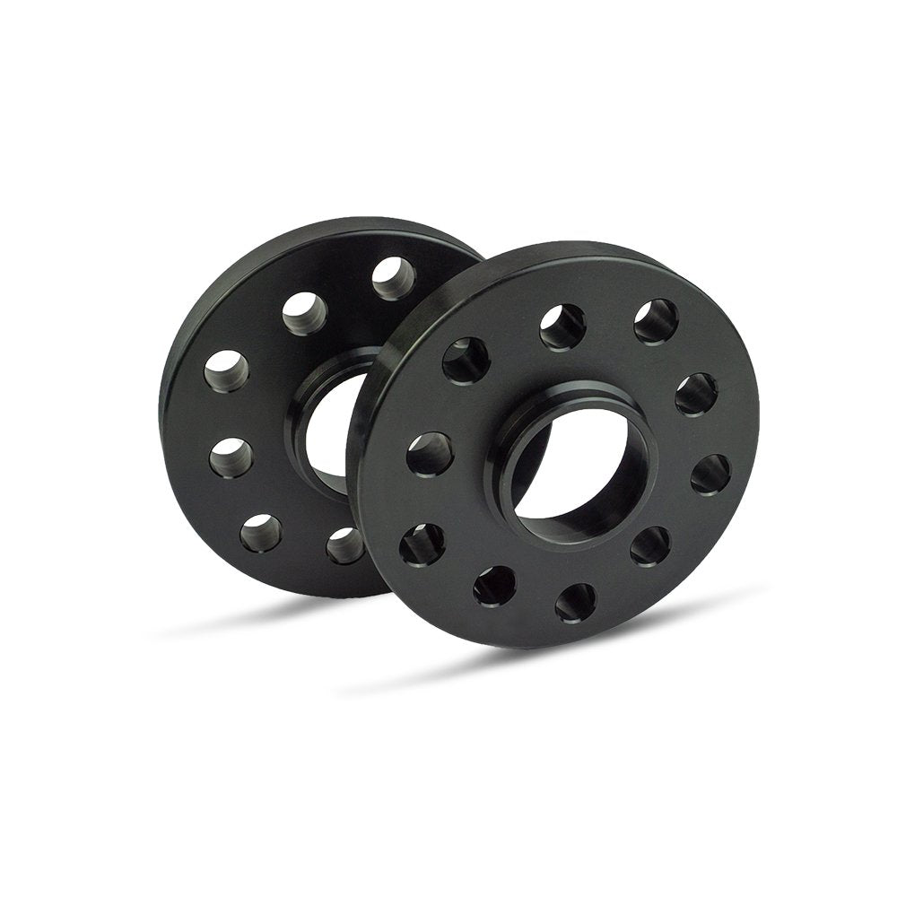 SCC Spurverbreiterung 12126W - schwarz eloxiert - LK: 120/5 NLB: 72,6 - 20mm - 2 Stück 20mm schwarz,