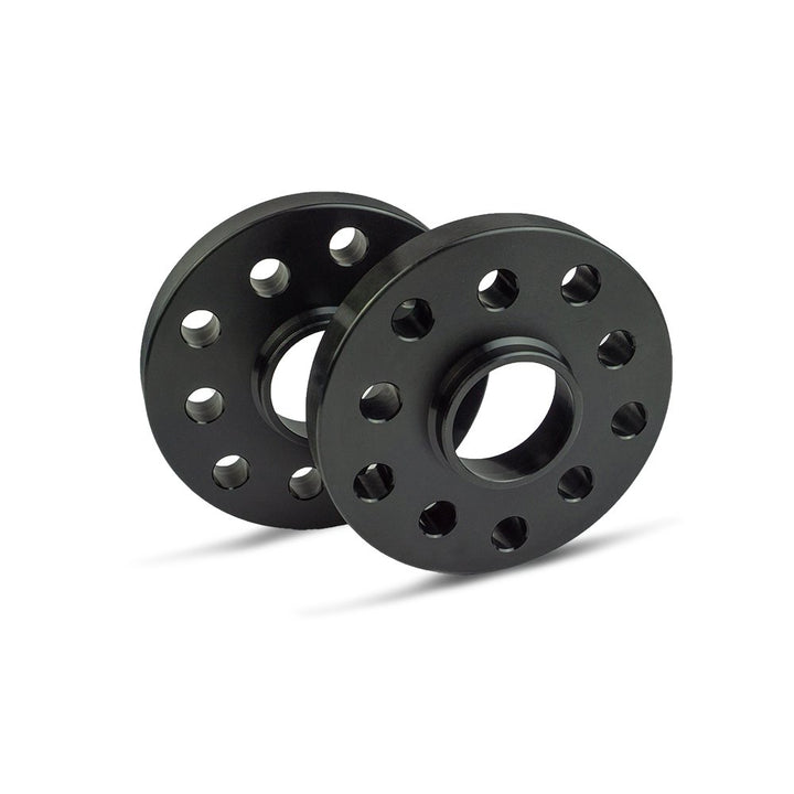 SCC Spurverbreiterung 12436W - schwarz eloxiert - LK: 112/5 NLB: 66,5 - 20mm - 2 Stück 20mm schwarz,