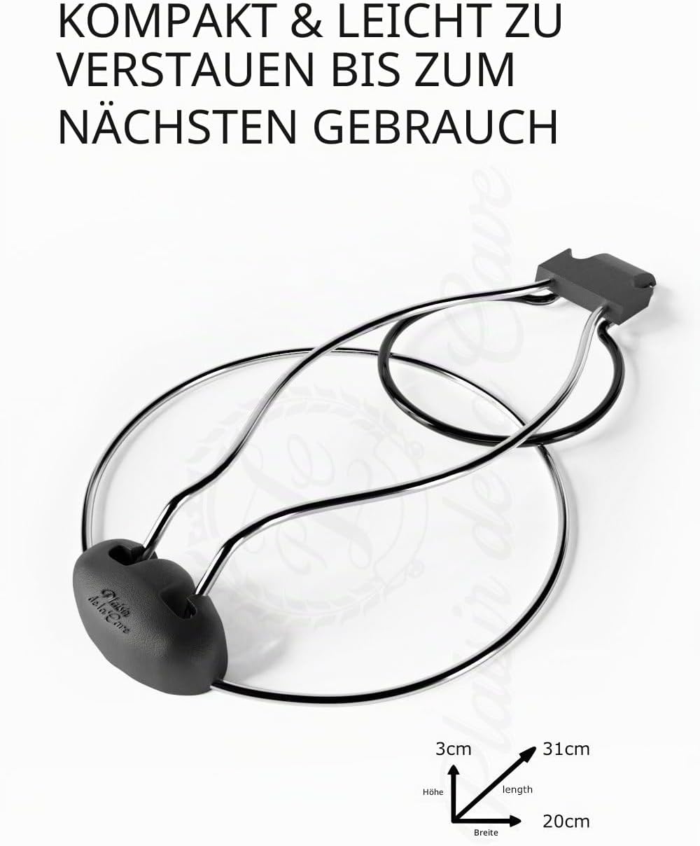 2in1 Dekanter Ständer - Ultrakompakt Schneller und Fleckenfreier Dekantertrockner &amp; Zusammenfalten f
