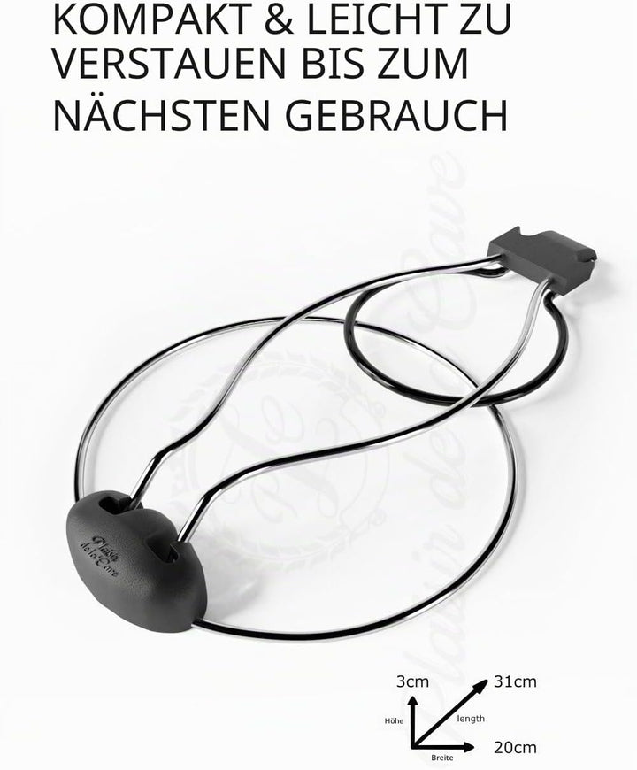 2in1 Dekanter Ständer - Ultrakompakt Schneller und Fleckenfreier Dekantertrockner &amp; Zusammenfalten f