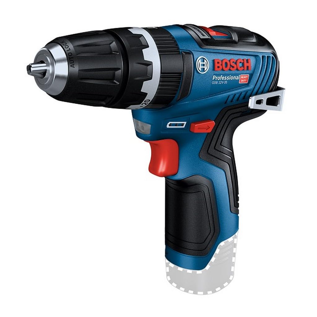 Bosch Professional 12V System Akku Schlagbohrschrauber GSB 12V-35 (Drehmoment hart/weich 20/35 Nm, o