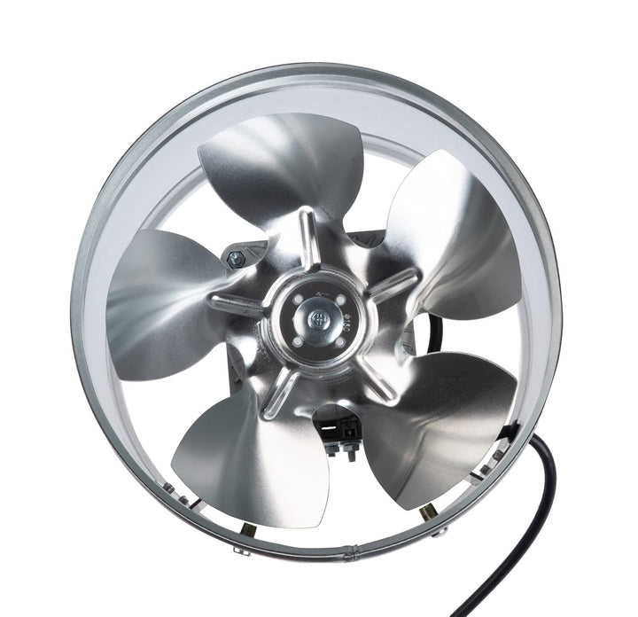 Steinberg14 Axiallüfter Ø200 mm Axialkanalventilator aus verzinktem Stahl – Profi Rohrlüfter für Zu-