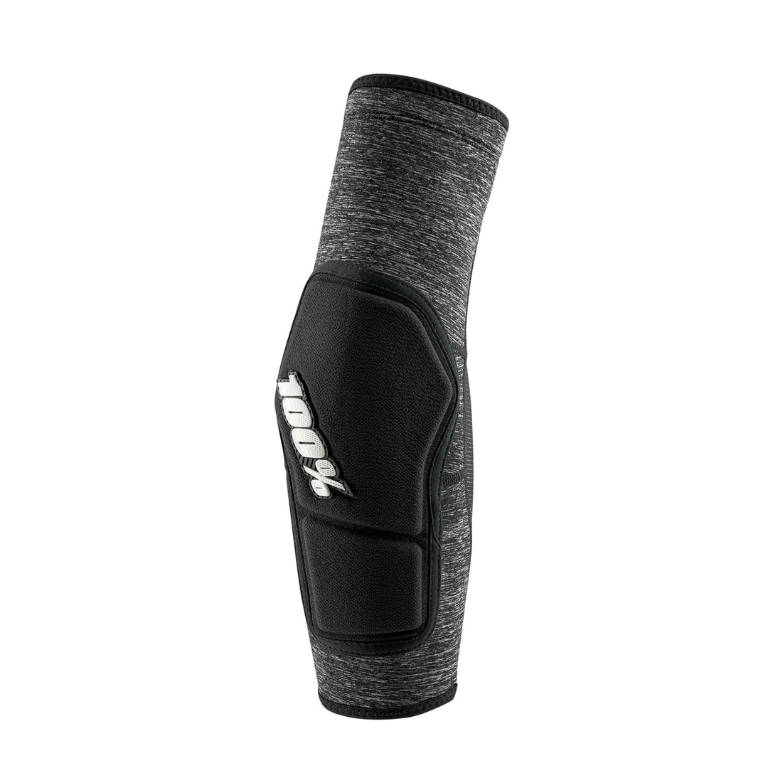 100% PROTECCIONES Unisex-Erwachsene Grau/Schwarz (Ridecamp Elbow Guards Heather Grey/Black-S) Ellenb