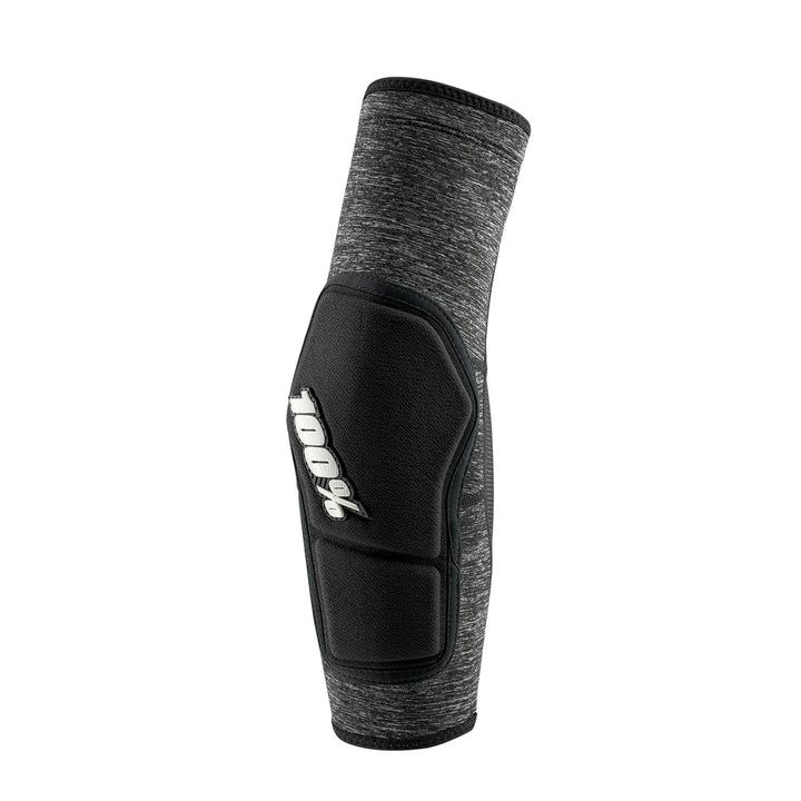 100% PROTECCIONES Unisex-Erwachsene Grau/Schwarz (Ridecamp Elbow Guards Heather Grey/Black-S) Ellenb