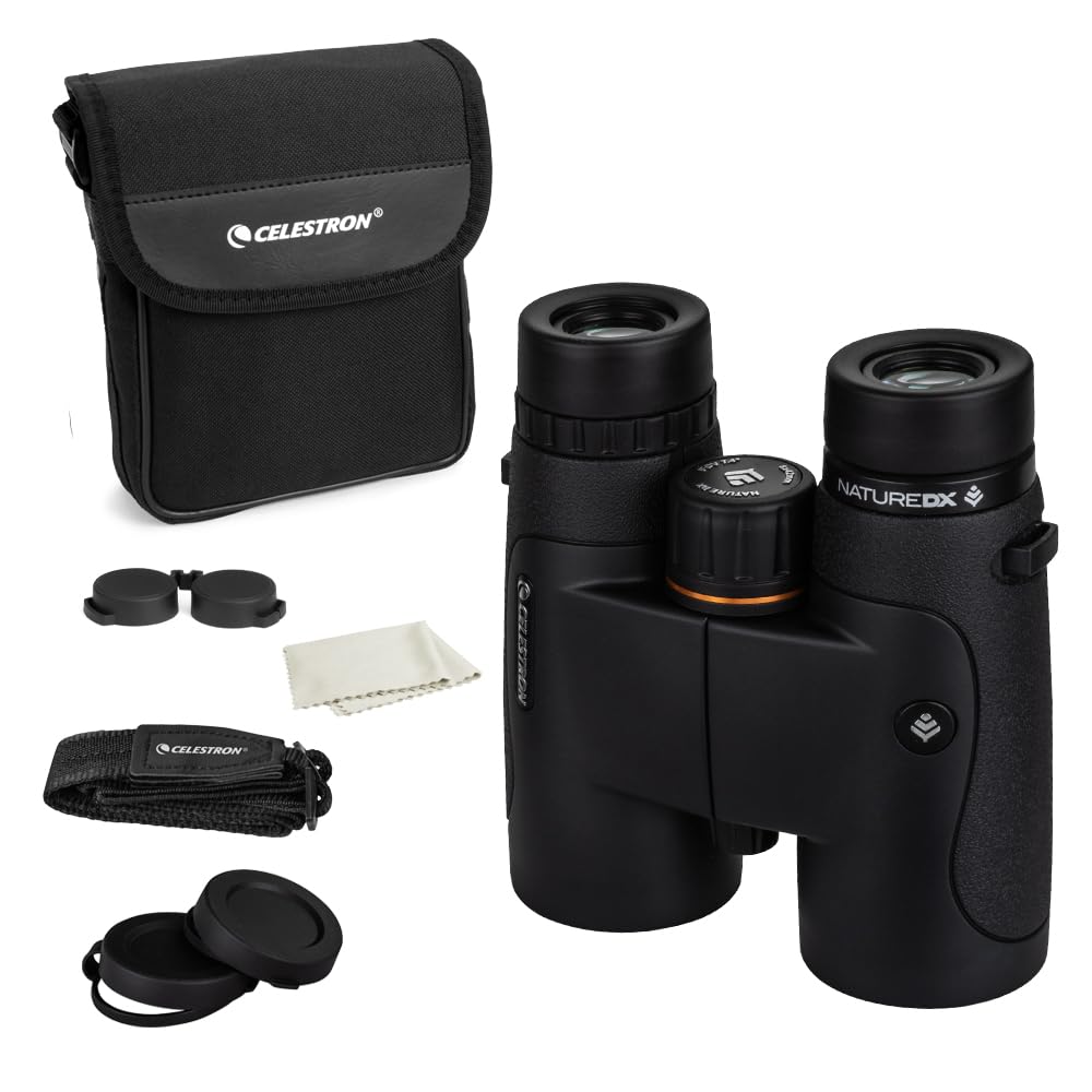 Celestron 72322 Nature DX 8x42 Fernglas für Natur- und Vogelbeobachtungen, vollvergüter mit BaK-4-Pr