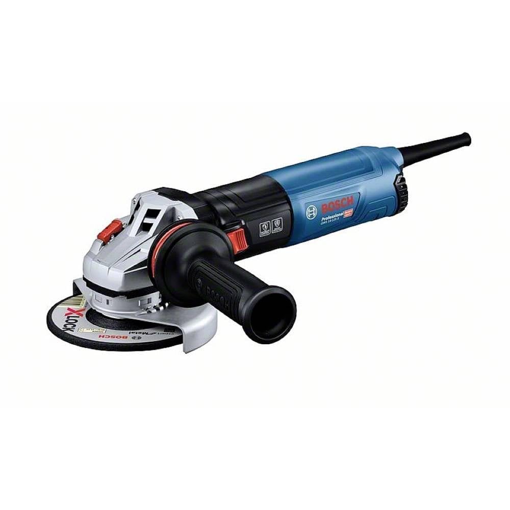 Bosch Professional Winkelschleifer GWS 14-125 S (inkl.Zusatzhandgriff, Schutzhaube, Trennschutzhaube