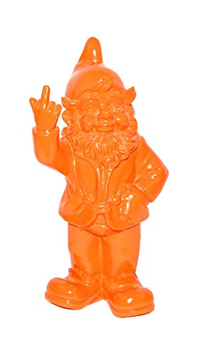 Gartenzwerg Mittelfinger Garten Wichtel 30cm Orange | Gerichte Wahl