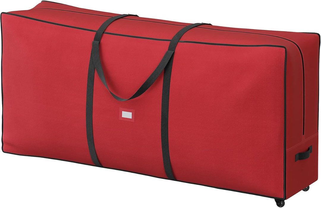 SONGMICS Aufbewahrungstasche für Weihnachtsbaum, Tragetasche auf Rollen, für Bäume bis zu 274 cm, fü