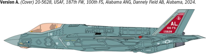 Italeri 2836 1:48 F-35A Lightning II (Beast Mode) - Modellbau, Bausatz, Standmodellbau, Basteln, Hob