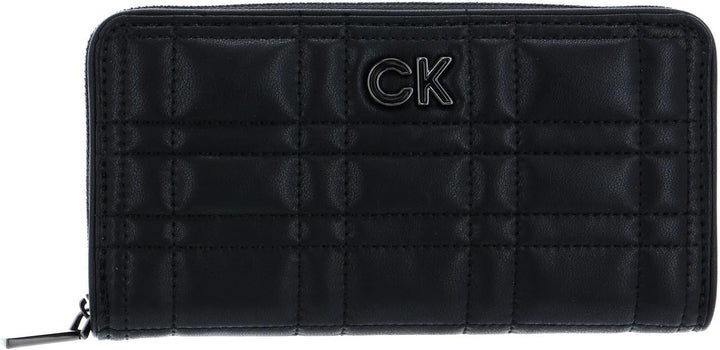 Calvin Klein Re-Lock Quilt Zip Around Wallet L CK Black, L Ck Black