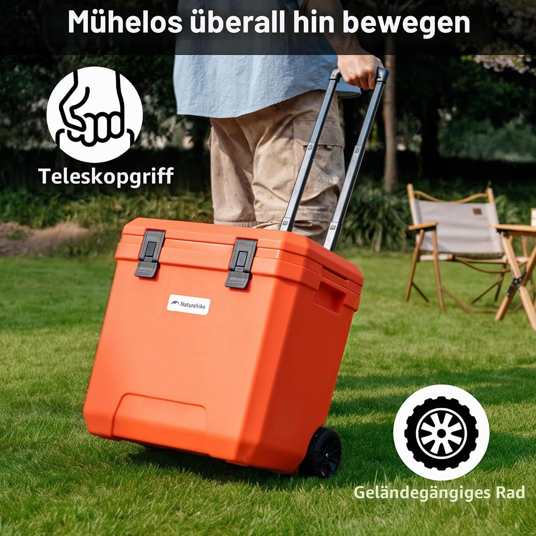 Naturehike Kühlbox 17 Liter/24 Liter/36 Liter Thermobox hochwertige PU Isolierbox 48 Std. Kühlleistu