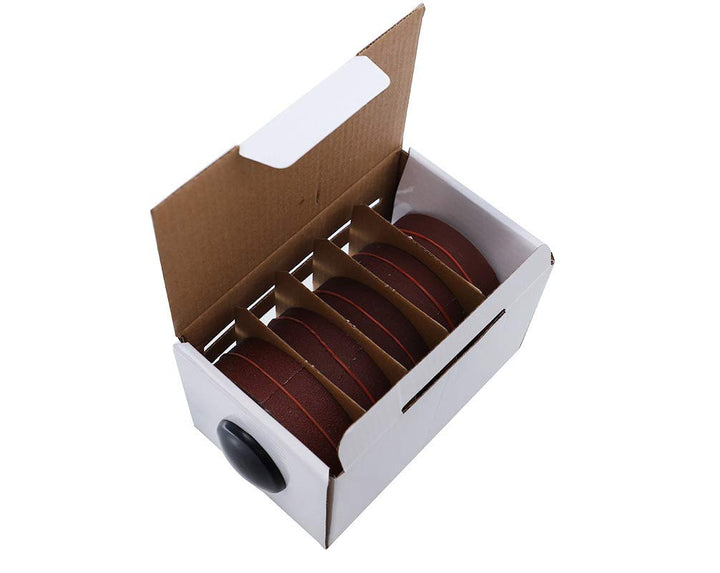 Meichoon Schleifpapier Schleifpapier mit Spender Körnung 150 240 320 400 600 Schleifpapierrolle für