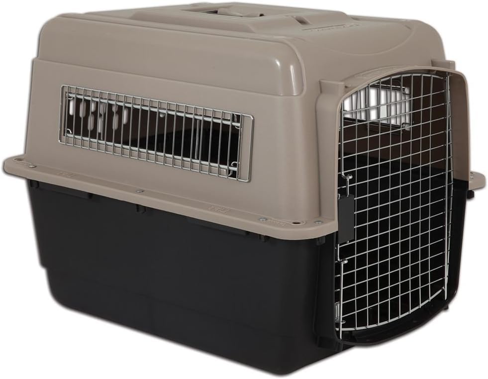 TRIXIE Hundehütte Indoor Home Kennel 73T x 53B x 53H cm weiss – komfortable Hundebox für kleine - mi