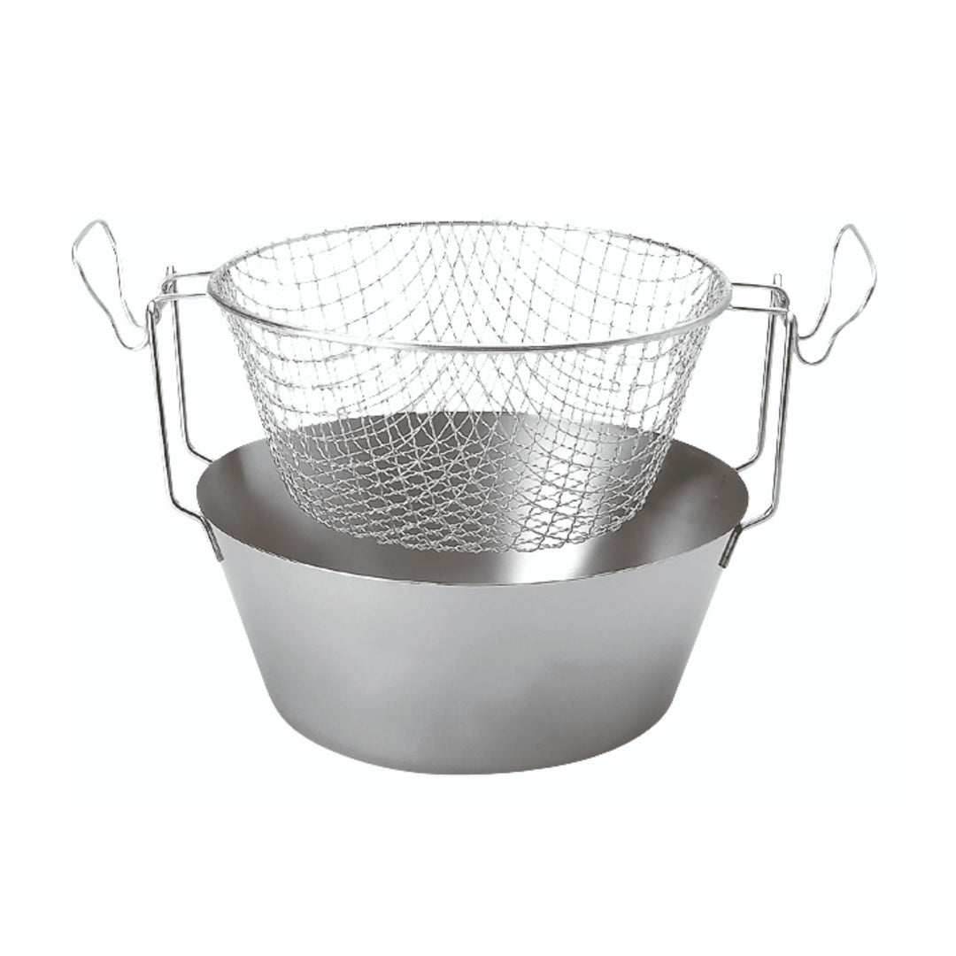 Artame art23224 Fritteuse Thermoboden Edelstahl 24 cm, 24