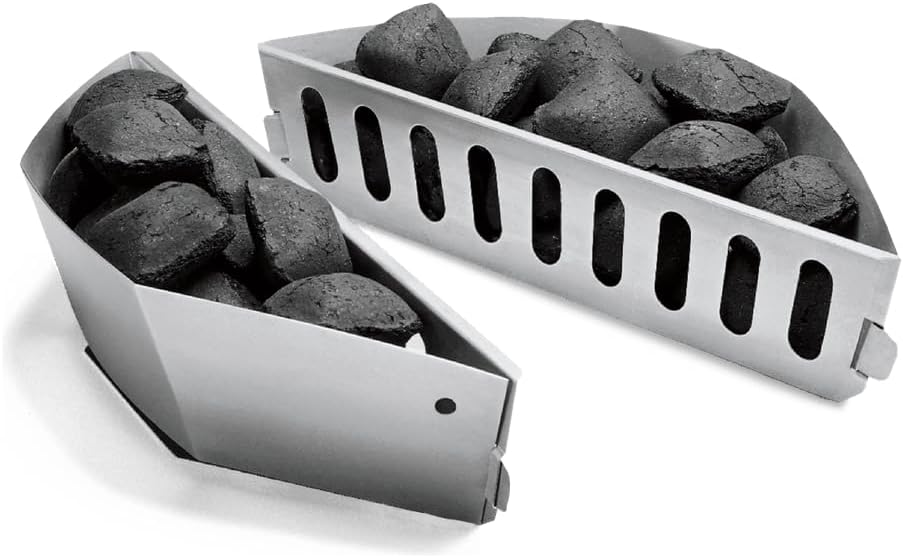 Weber 8417 Warmhalterost, für Holzkohlegrills mit 57 cm, Schwarz Single, Single