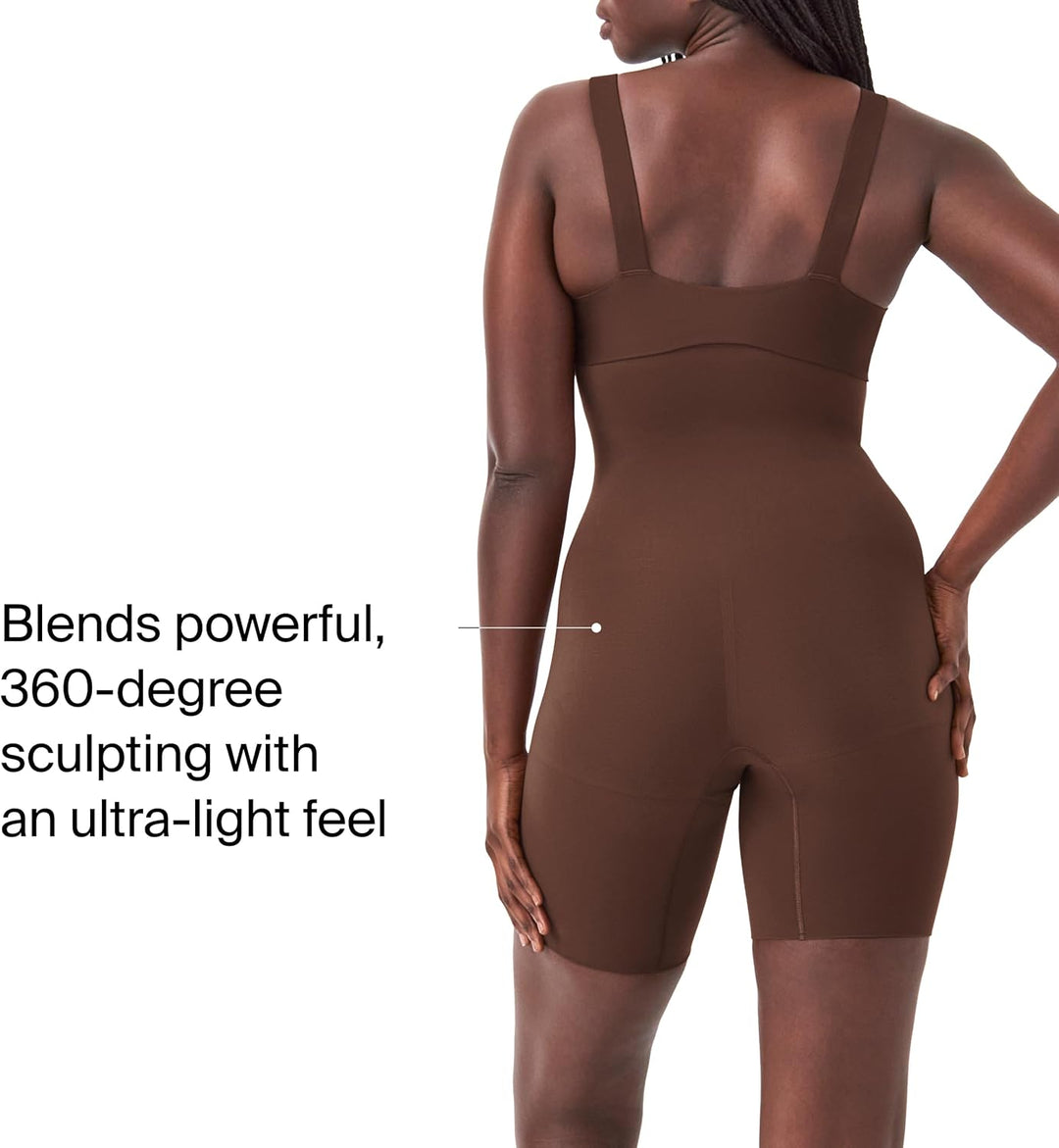 Spanx Damen Higher Power Short Waist Shapewear M Chestnut Brown, M Chestnut Brown