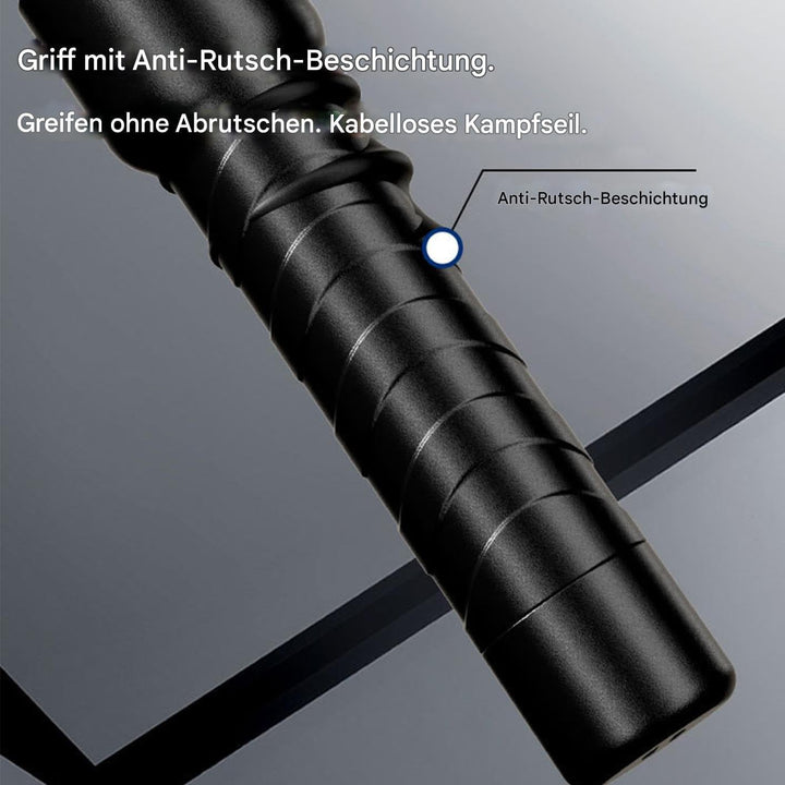 Kabellose Battle Ropes tragbar Übungsseil robuste Power Ropes Trainingsstäbe Heimfitnessgerät Stahlf